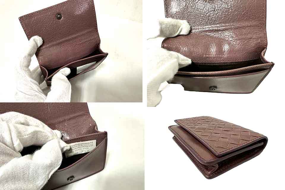 【中古】BOTTEGA VENETA ボッテガヴェネタ 小物 レディース メンズ カードケース イントレチャート