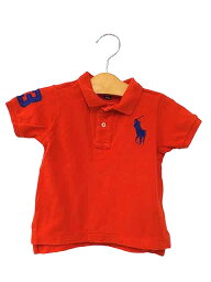 【中古】POLO RALPH LAUREN ポロラルフローレン 子供服 ポロラルフローレン　90cm　男の子女の子　ポロシャツ　半袖　春夏