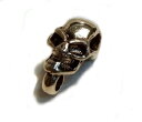 スカルビーズG 1粒 /アクセサリーパーツ/メタル/手芸/部品/メンズ/デザインビーズ/ハンドメイド/スカル/骸骨