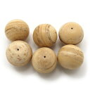 6ヶ入【積層ウッドビーズ (大) 】メンズ/レディース/アクセサリーパーツ/ハワイアン/重ね/ネックレス/ウッドビーズ/木/ナチュラル/手作り/接着/特殊/柄