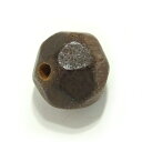 1ヶ入【ビッグウッドビーズ04 茶(約17mm)】メンズ/レディース/アクセサリーパーツ/ハワイアン/インディアン/アフリカン/ウッドビーズ/木/ナチュラル/溝...
