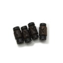 4本入【ボーンビーズ No.50 】〔アクセサリーパーツ〕ペンダント/チョーカー/ネックレス/ツノ/骨/アジアン/チベット/インディアン/天然素材/部族/民芸/...