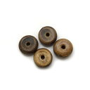 4粒入【ボーンビーズ No.53 】〔アクセサリーパーツ〕ペンダント/チョーカー/ネックレス/ツノ/骨/アジアン/チベット/インディアン/天然素材/部族/民芸/...