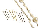 9ピン 0.7×25mm シルバー・ゴールド・ブラック 20本入 〔アクセサリーパーツ〕