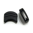【1ヶ入】【ゴム製サルカン12mm】(12mm平紐用)アクセサリーパーツ/ゴム/ラバー/ストラップパーツ/長さ調節/ネックストラップ/カメラ/調節つまみ/ストラ...