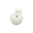 【1ヶ入】【 NIFCO(ニフコ) コードロック CL-1 白/ホワイト 】(3mm〜4mm紐用)ヒモの長さ調節に! ハンドメイドパーツ/アクセサリーパーツ/コ...