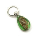 Insect Keyring 【カニ・グリーン(Sサイズ)】SD10023 キーホルダー/昆虫/アクセサリーパーツ/ペンダントトップにも/ストラップ/海外雑貨/キーリング/キーチャーム/レジン/樹脂