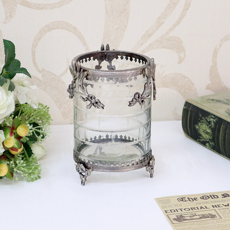 真鍮製 アンティーク ペンスタンドシルバー ホルダー ブラシスタンド プレゼント ギフト ディスプレイ インテリア ショップ おしゃれ かわいい ペン立て 収納...