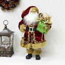 サンタクロース グリーンギフトバッグサンタ オブジェ クリスマス ディスプレイ シャビー シャビーシック アンティーク クラシック インテリア ショップ プレゼ...