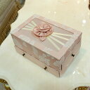 ジェニファーテイラー ジュエリーボックス Heirloom Pinkヘアルーム ボックス ケース ハート セット ファブリック モダン エレガント ピンク インテリア ディスプレイ ショップ おしゃれ かわいい 卓上 収納 箱 花柄 布 北欧 送料無料REHP-3751(4)