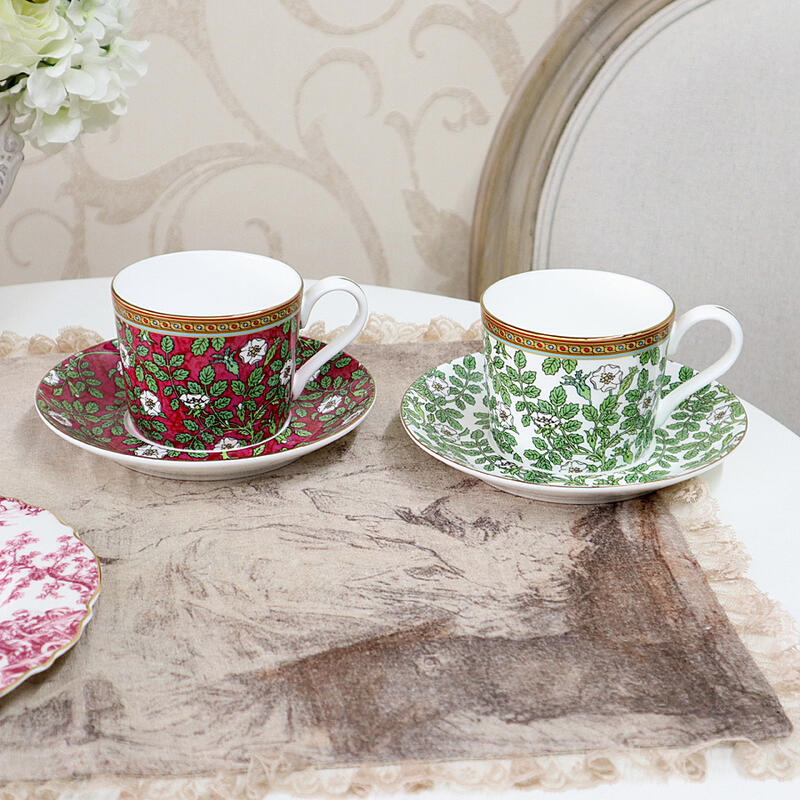 ロイヤルアーデン カップ＆ソーサープレゼント ティーカップ ホワイト レッド ディスプレイ インテリア..