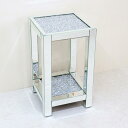 ポイント10倍SALEミラーコラムサイドテーブル モダン ゴージャス チェスト コラム インテリア ディスプレイ オブジェ ショップ おしゃれ かわいい 鏡張り...