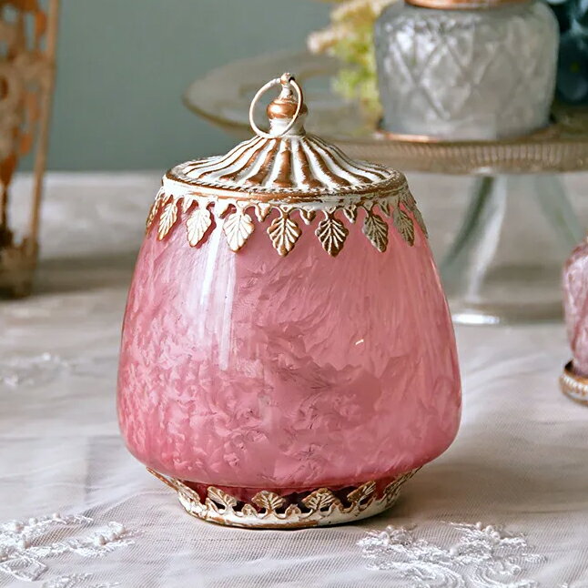 ルナーランタン ピンクランタン アンティーク シャビー シャビーシック インテリア ディスプレイ オブ..