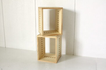 日本製 Vine ヴァイン M BOX ■■2個セット■■キューブボックス cubebox カラーボックス ディスプレイラック ウッドボックス 木箱 桐無垢材 テレビ台 棚 本棚 ユニット家具 自然塗料 北欧 小物収納家具 収納ボックス