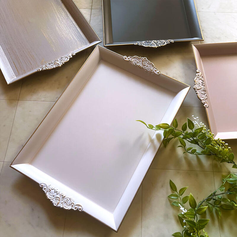 プリンセス インテリアトレイ Lサイズ 4色より選択トレイ ホワイト ピンク グレー ディスプレイ トレー インテリア ショップ ギフト プレゼント おしゃれ ...