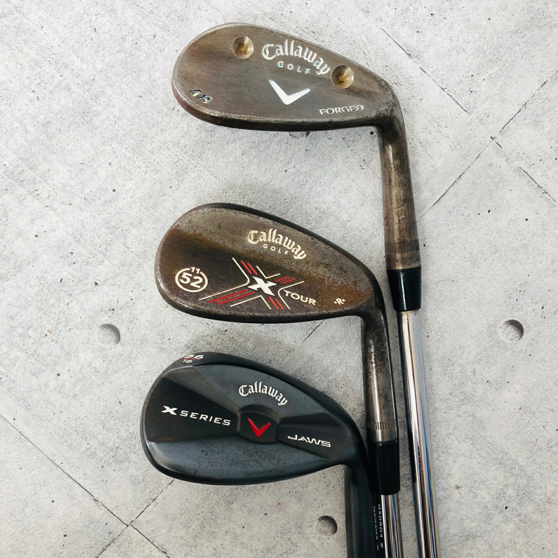 【中古】 Callaway キャロウェイ FORGED フォージド XTOUR エックスツアー XSERIES エックスシリーズ JAWS メンズ ゴルフ クラブ ウェッジ 初心者 入門 お得 安い 48 52 56