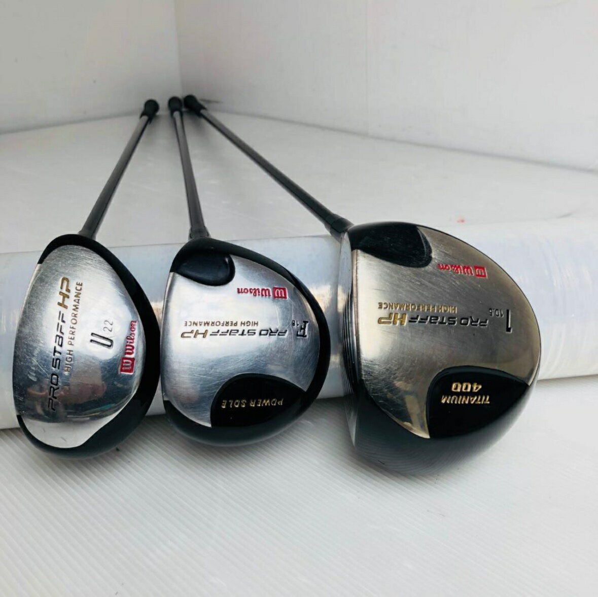 【中古】Wilson ウィルソン メンズ ゴルフセット クラブ セット 初心者 入門 バッグ付き フルセット 右利き パター付 安価