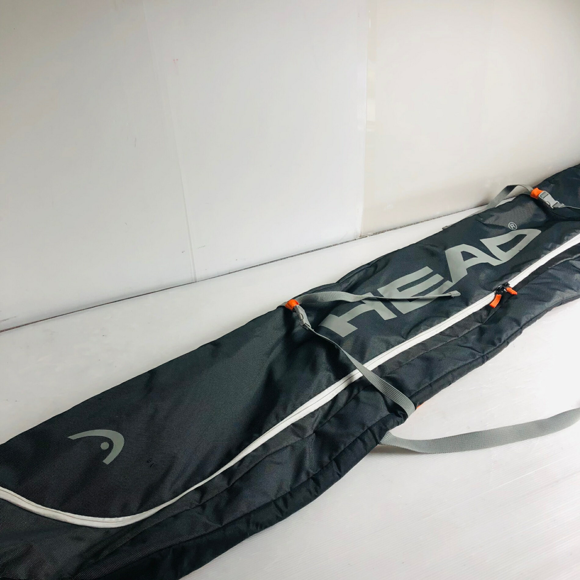 HEAD ヘッド ダブルスキー バッグ スキーケース グレー ブラック