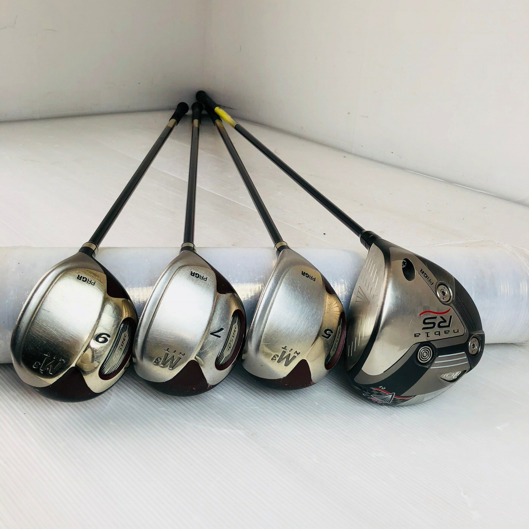 【中古】PRGR プロギア ナブラ M3HIT メンズ ゴルフセット クラブ セット 初心者 入門 バッグ付き フルセット 右利き パター付 安価 Y-173