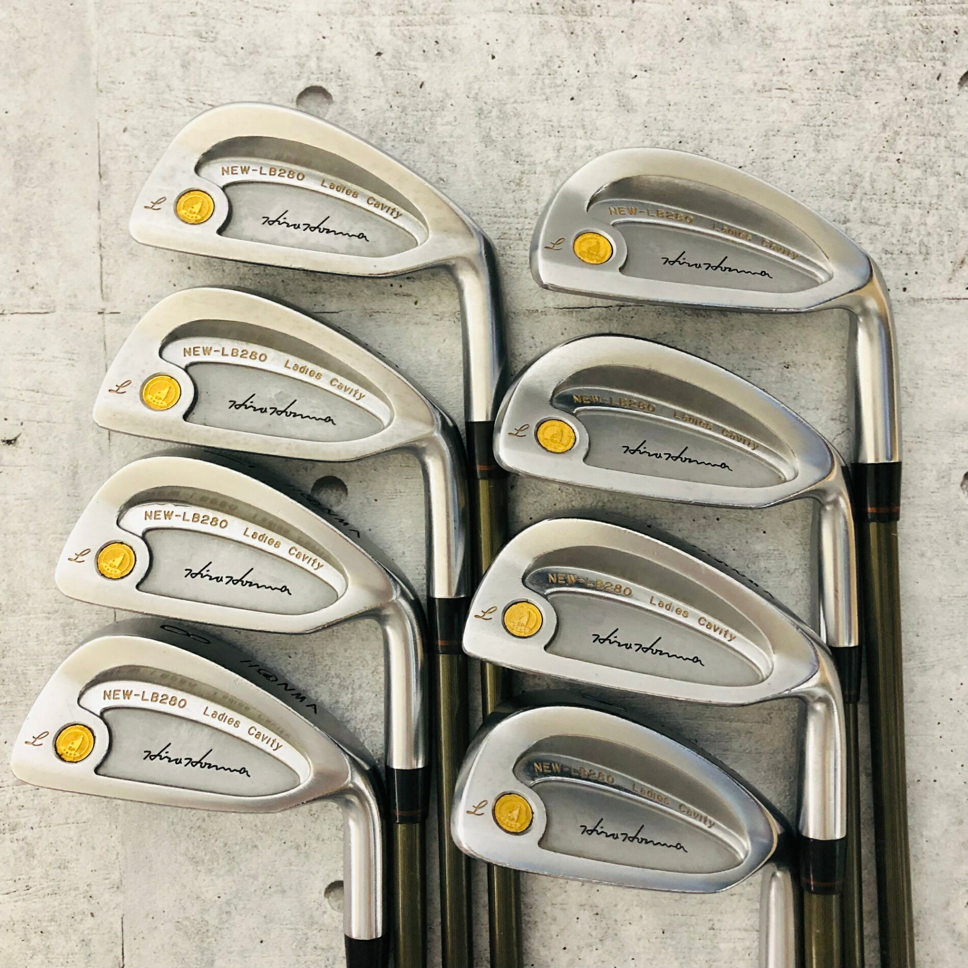 【中古】 レディース HONMA ホンマ NEW-LB280 星4 4S 金モグラ ゴルフ クラブ セッ...