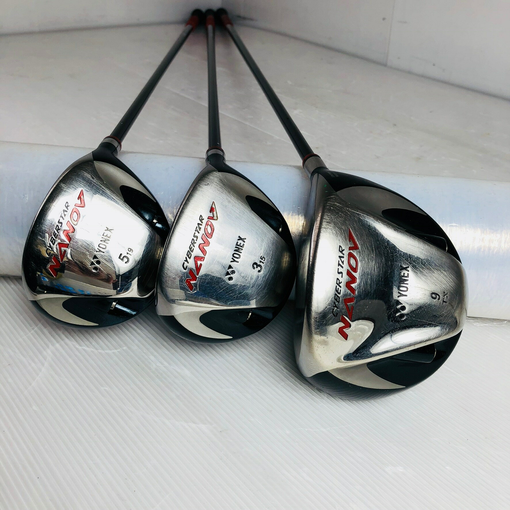 【中古】キャディバッグ付 豪華 13本 YONEX ヨネックス Wilson ウィルソン メンズ ゴルフセット ゴルフクラブセット セット 初心者 入門 フルセット 右利き パター付 安価 11Y-47