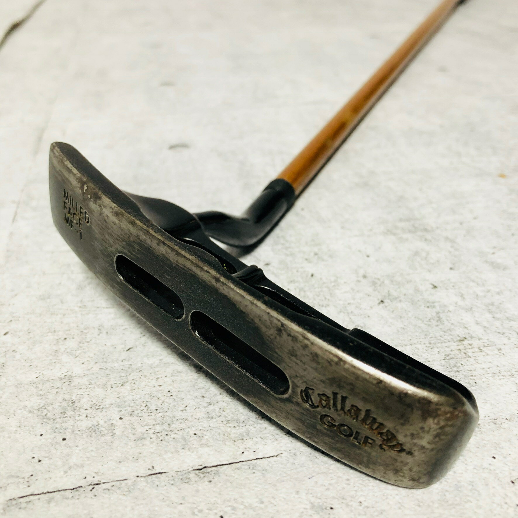 【中古】 Callaway キャロウェイ MILLED FACE MF-1 ミルド フェイス Hickory Stuck ヒッコリー スティック 34インチ メンズ ゴルフ クラブ パター 単品 初心者 入門