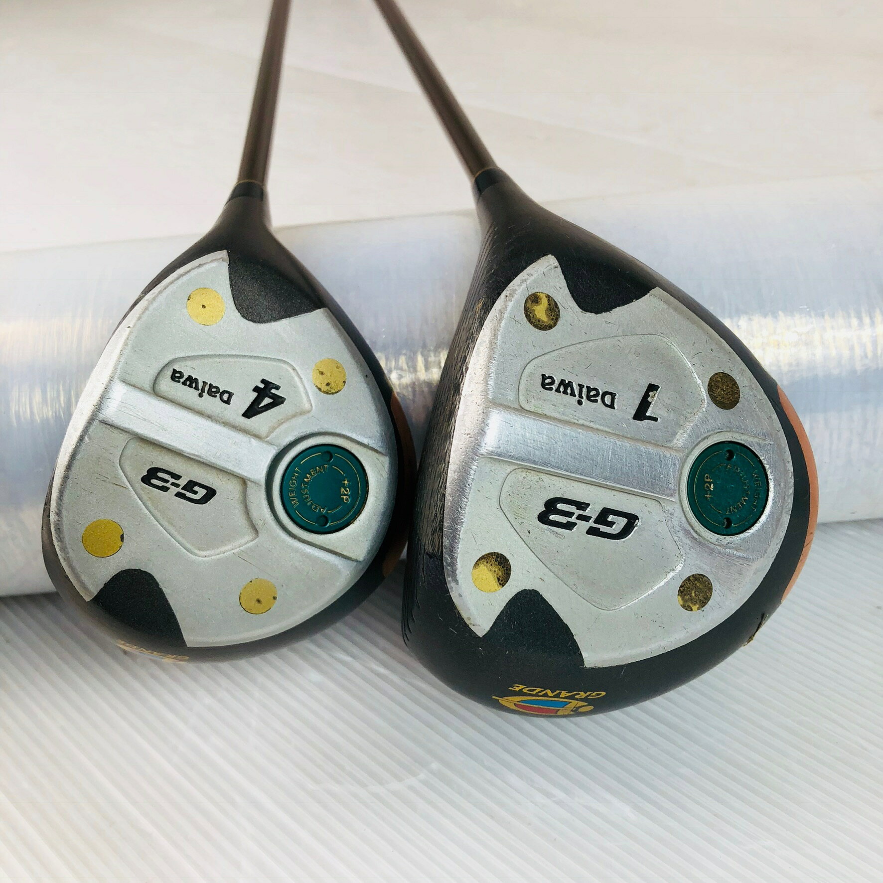 【中古】 レディース Daiwa ダイワ G-3 ゴルフセット クラブ セット 初心者 入門 バッグ付き 右利き パター付 安価　11Y-70
