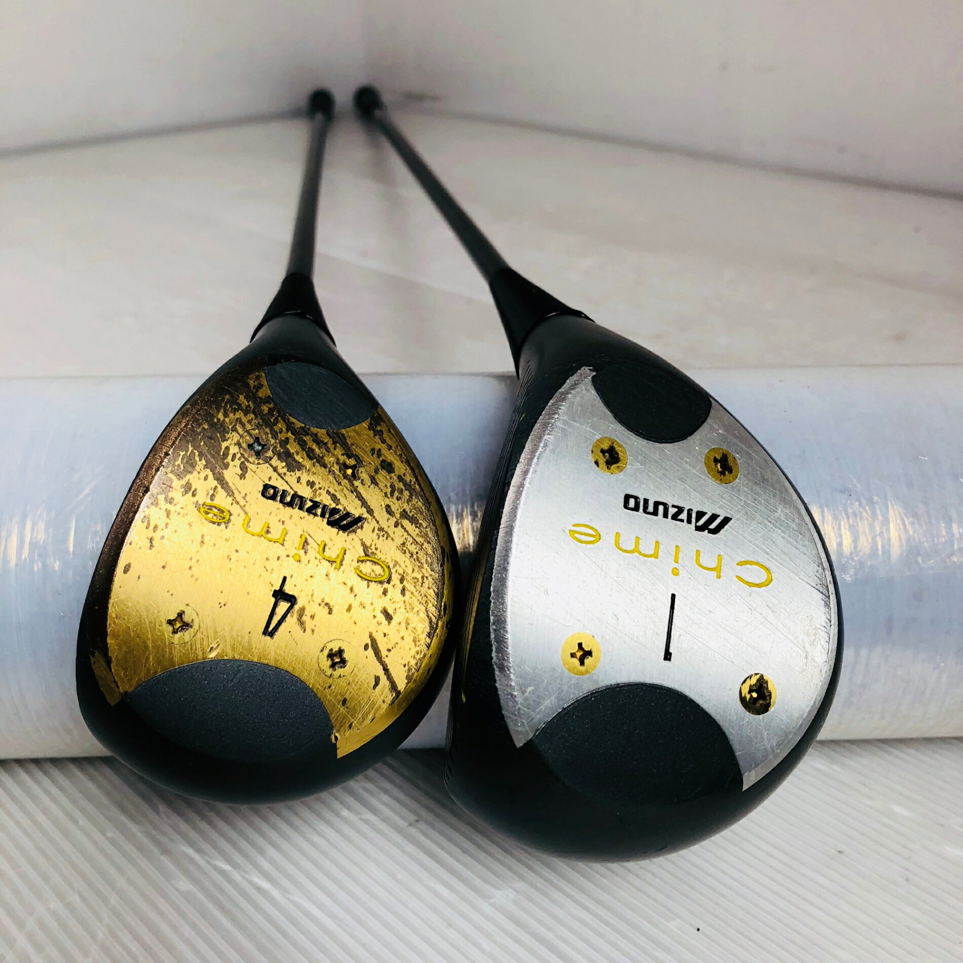 【中古】 レディース MIZUNO ミズノ Chime チャイム ゴルフセット クラブ セット 初心者 入門 バッグ付き 右利き パター付 安価 11Y-80