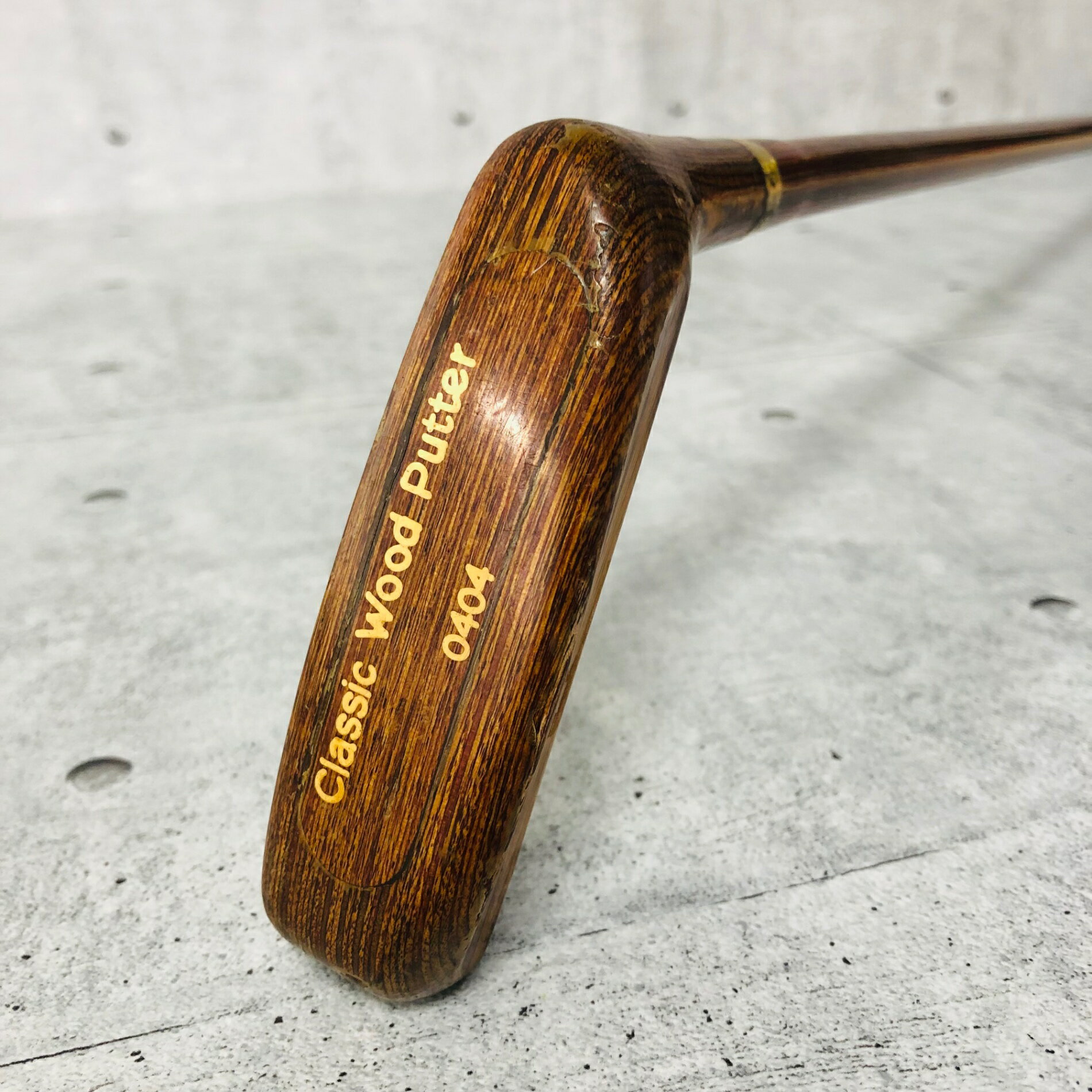 【中古】 Classic Wood Putter クラシック ウッド パター 33.5インチ レディース ゴルフ クラブ パター ビンテージ ヴィンテージ レトロ 単品 コレクション