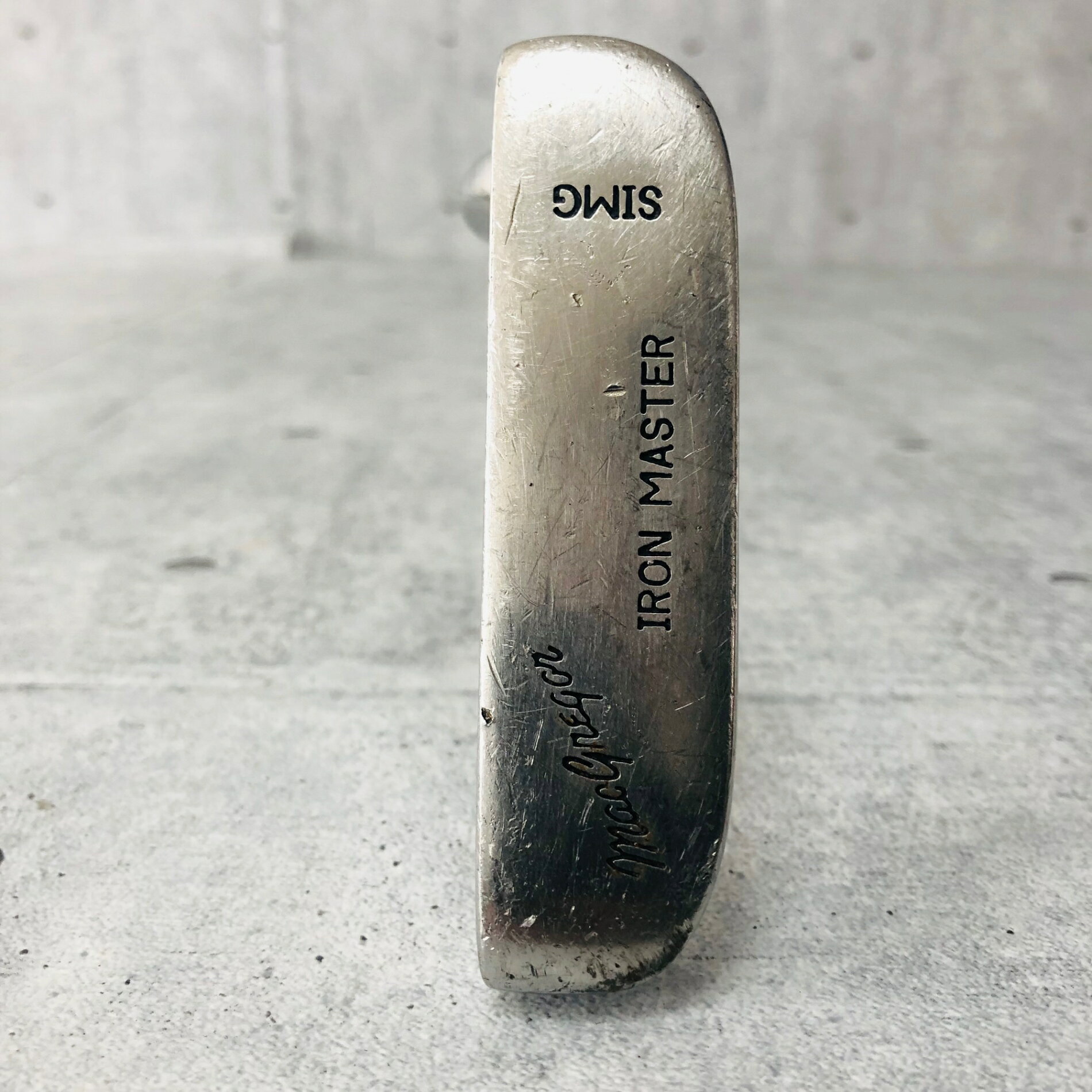 【中古】 レディース MacGregor マグレガー IRONMASTER SIMG アイアンマスター L字パター 33.5インチ ゴルフ クラブ パター 単品 初心者 入門