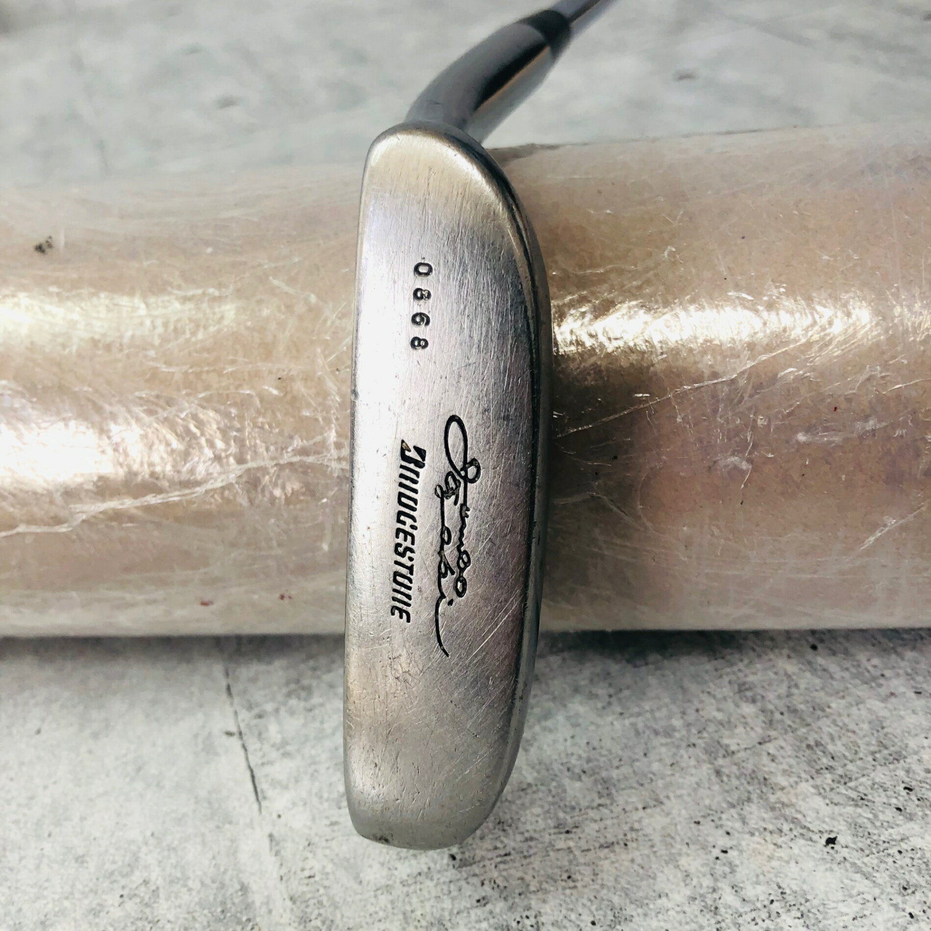 【中古】 レディース BRIDGESTONE ブリヂストン ジャンボ尾崎 サイン入り 0868 32.5インチ ゴルフ クラブ パター 単品 初心者 入門