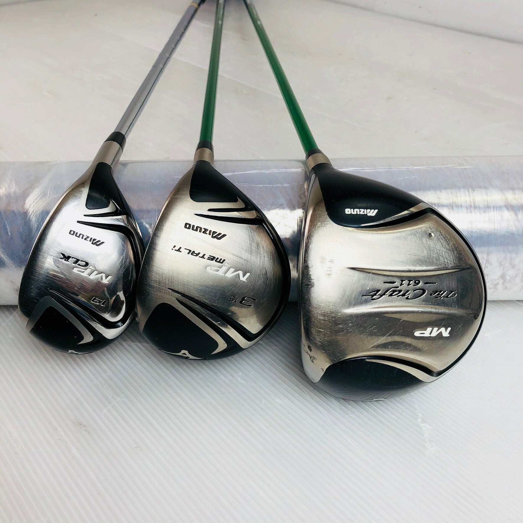 【中古】キャディバッグ付 MIZUNO ミズノ MP ツアーステージViQ メンズ ゴルフセット ゴルフクラブセット セット 初心者 入門 フルセット 右利き パター付 安価　81Y-50