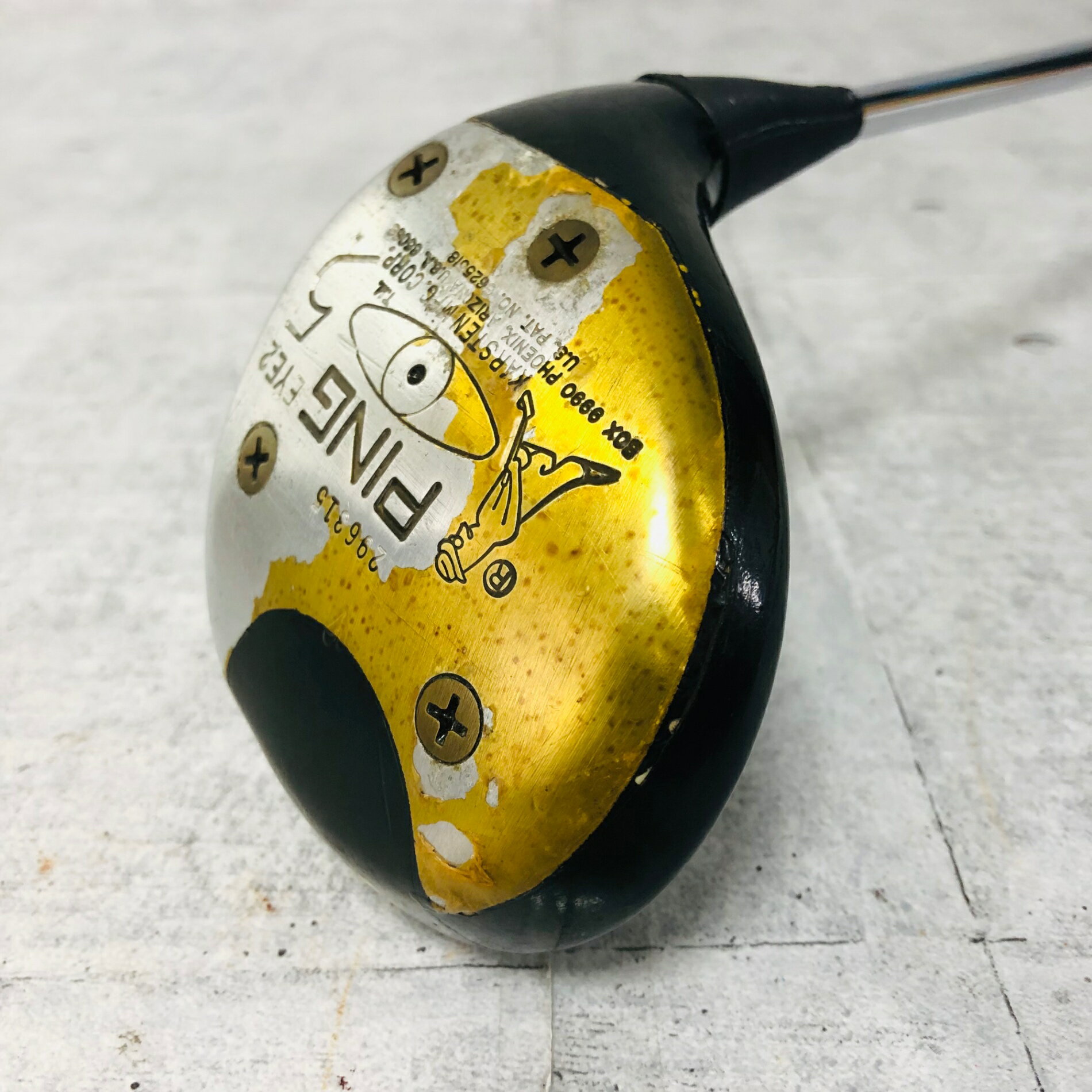 PING - 【中古】 PING ピン EYE2 アイ2 5W 5番 パーシモンウッド メンズ ゴルフ クラブ ヴィンテージ ビンテージ レトロ コレクション
