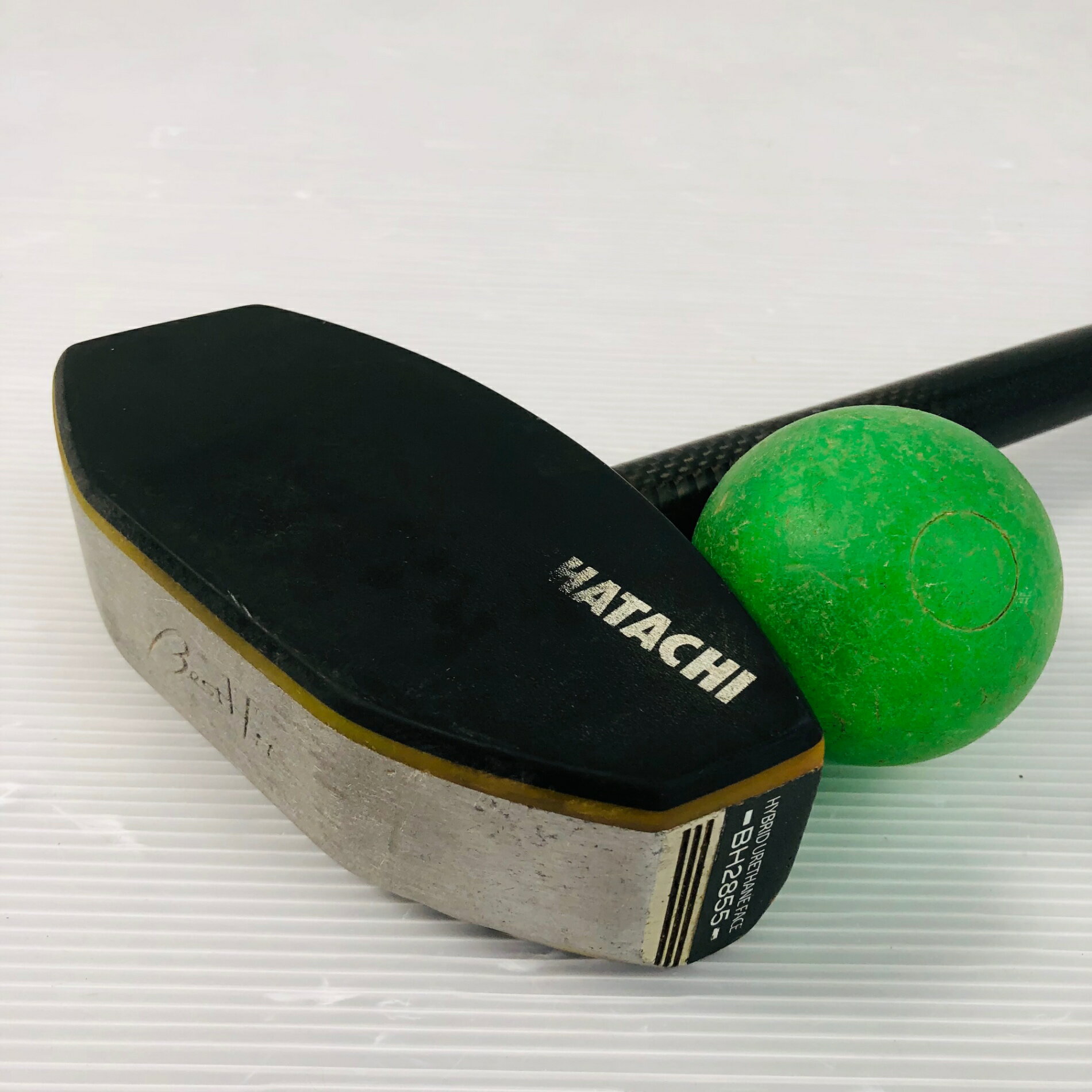 【中古】 HATACHI ハタチ BestHit ベストヒット BH2855 グラウンドゴルフ クラブ ボール1個 ゴルフ 練習 初心者 入門 小物