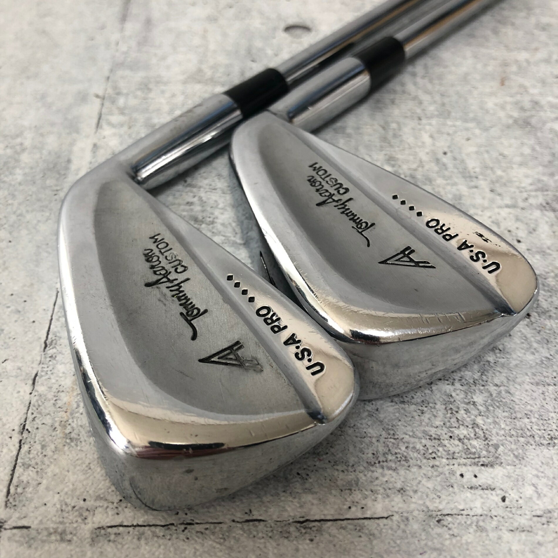 【中古】 Tommy Aaron トミーアーロン CUSTUM カスタム U.S.A PRO 3番 4番 3i 4i ロングアイアン 2本 アイアン メンズ ゴルフ クラブ 単品 バラ 初心者 入門