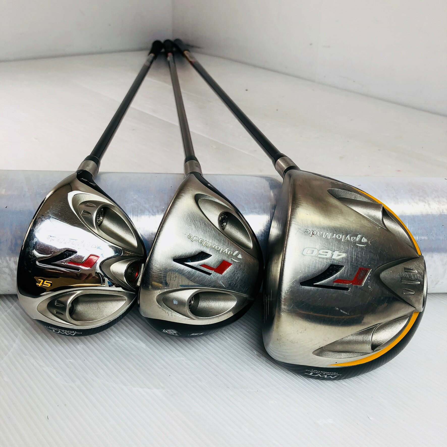 【中古】キャディバッグ付 TaylorMade テーラーメイド r7 メンズ ゴルフセット クラブセット ゴルフクラブ セット 初心者 入門 フルセット 右利き パター付 安価　81Y-91