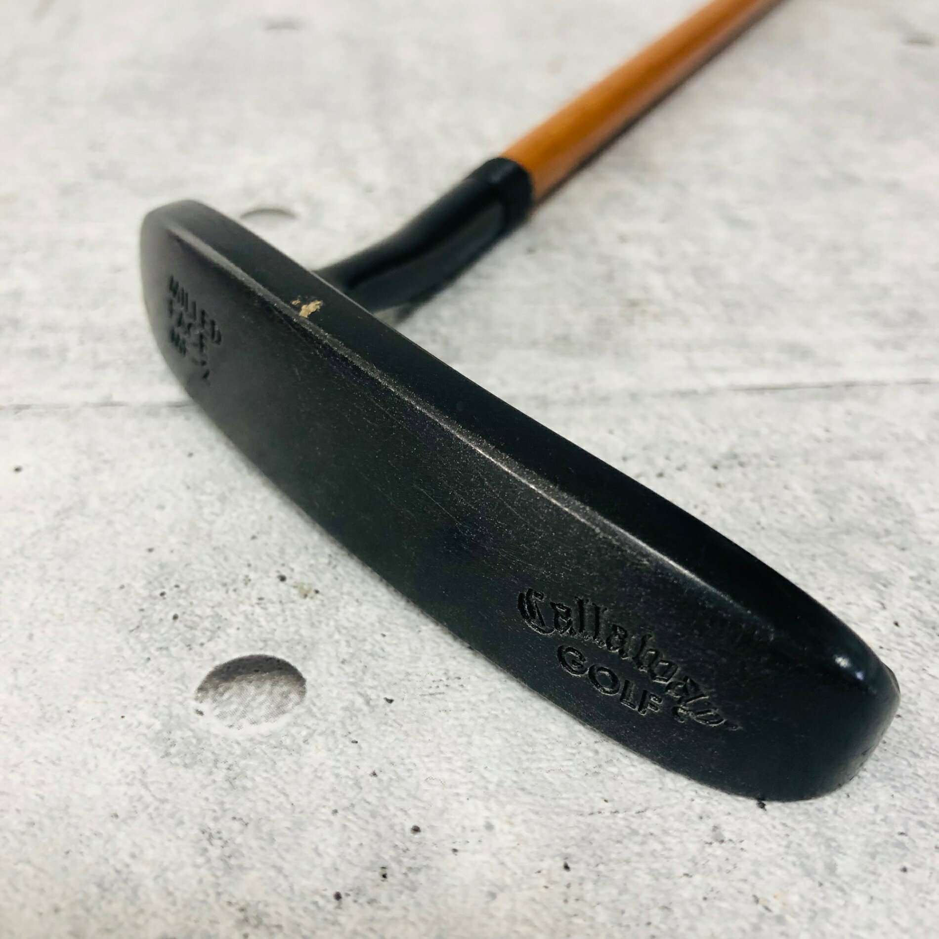 【中古】 Callaway キャロウェイ MILLED FACE MF-2 ミルドフェイス Hickory Stick ヒッコリー スティック メンズ ゴルフ クラブ パター ビンテージ ヴィンテージ レトロ 単品 コレクション 名機