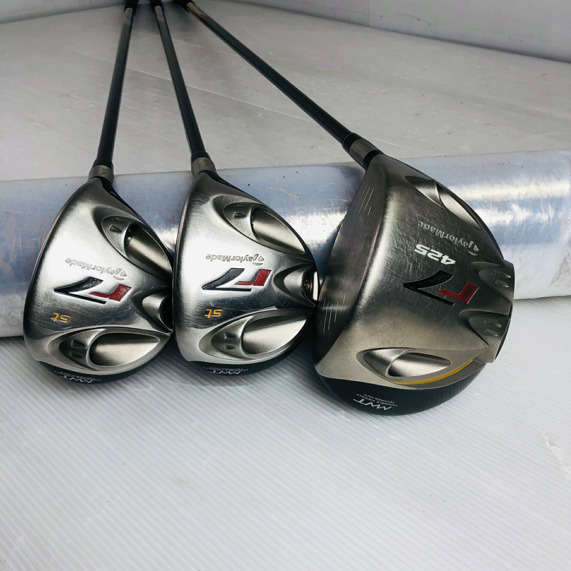 【中古】キャディバッグ付 TaylorMade テーラーメイド r7 r5 XL メンズ ゴルフセット クラブセット ゴルフクラブ セット 初心者 入門 フルセット 右利き パター付 安価　81Y-120