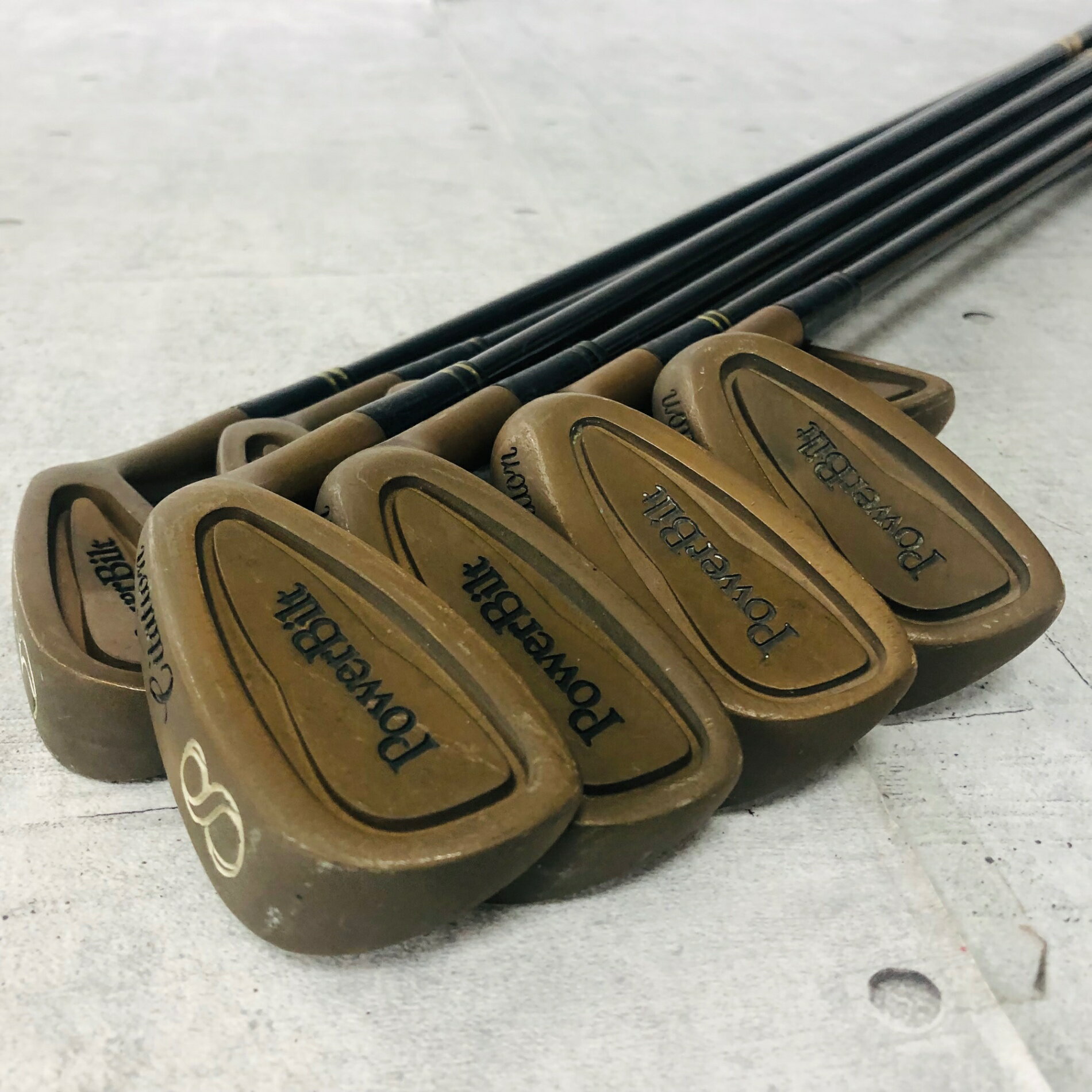 Power Bilt - 【中古】 Power-Bilt パワービルト Citation サイテーション 9本 アイアン アイアン メンズ ゴルフ クラブ セット 初心者 入門 右利き