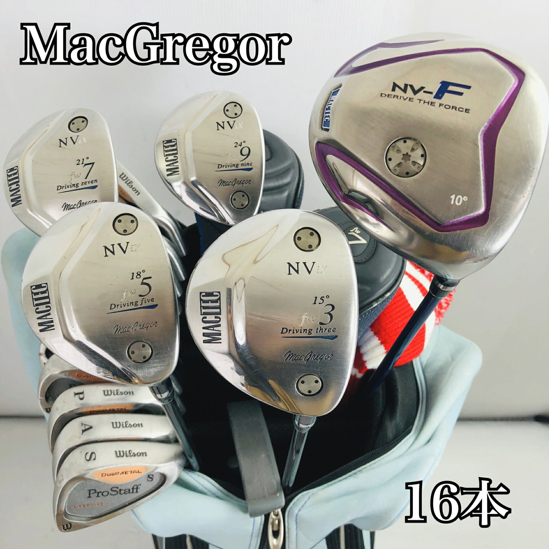 【中古】キャディバッグ付 豪華 16�