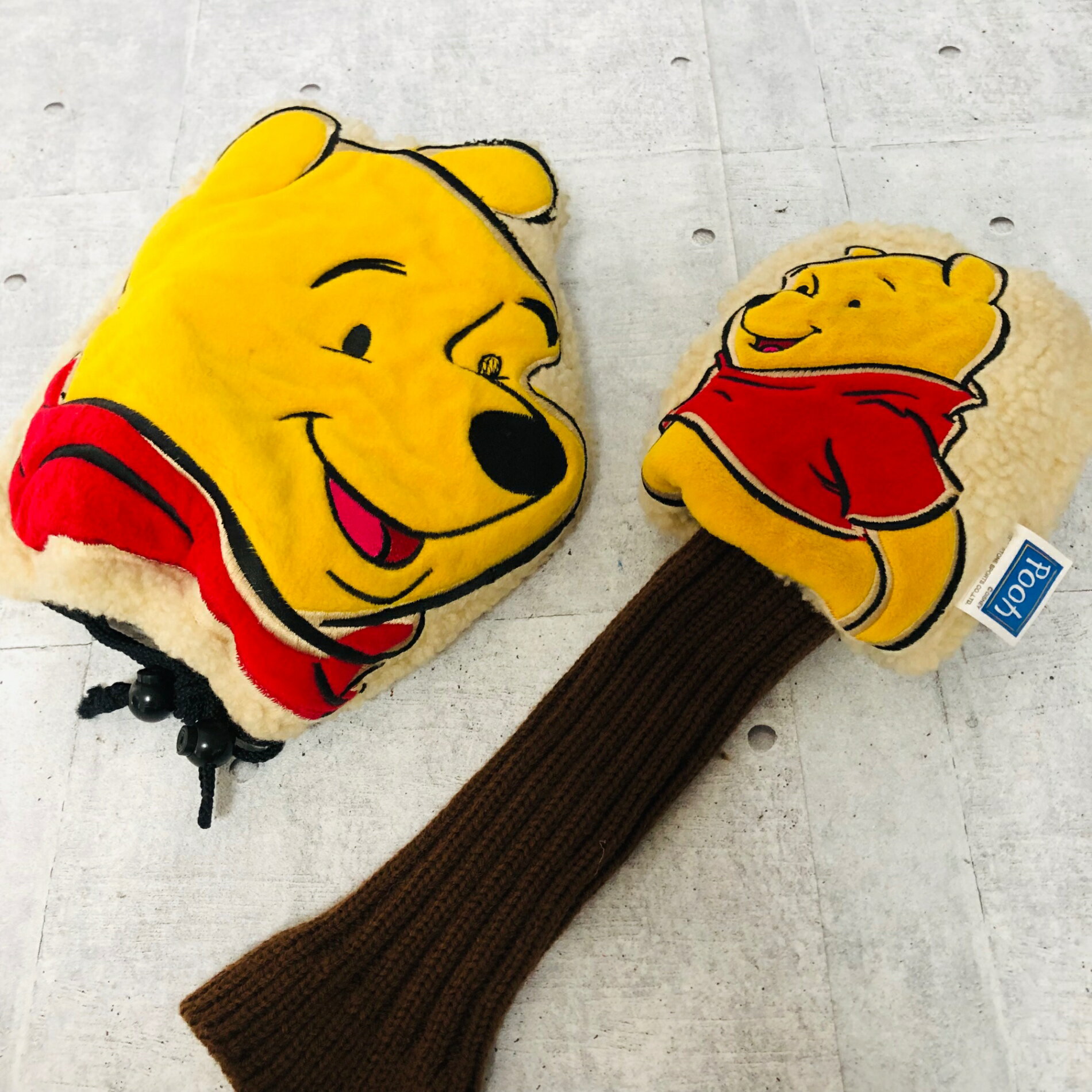 Rakuten - 【中古】 Pooh くまのぷーさん　ヘッドカバー ウッド用 ポーチ ディズニー ゴルフ 練習 初心者 入門 小物