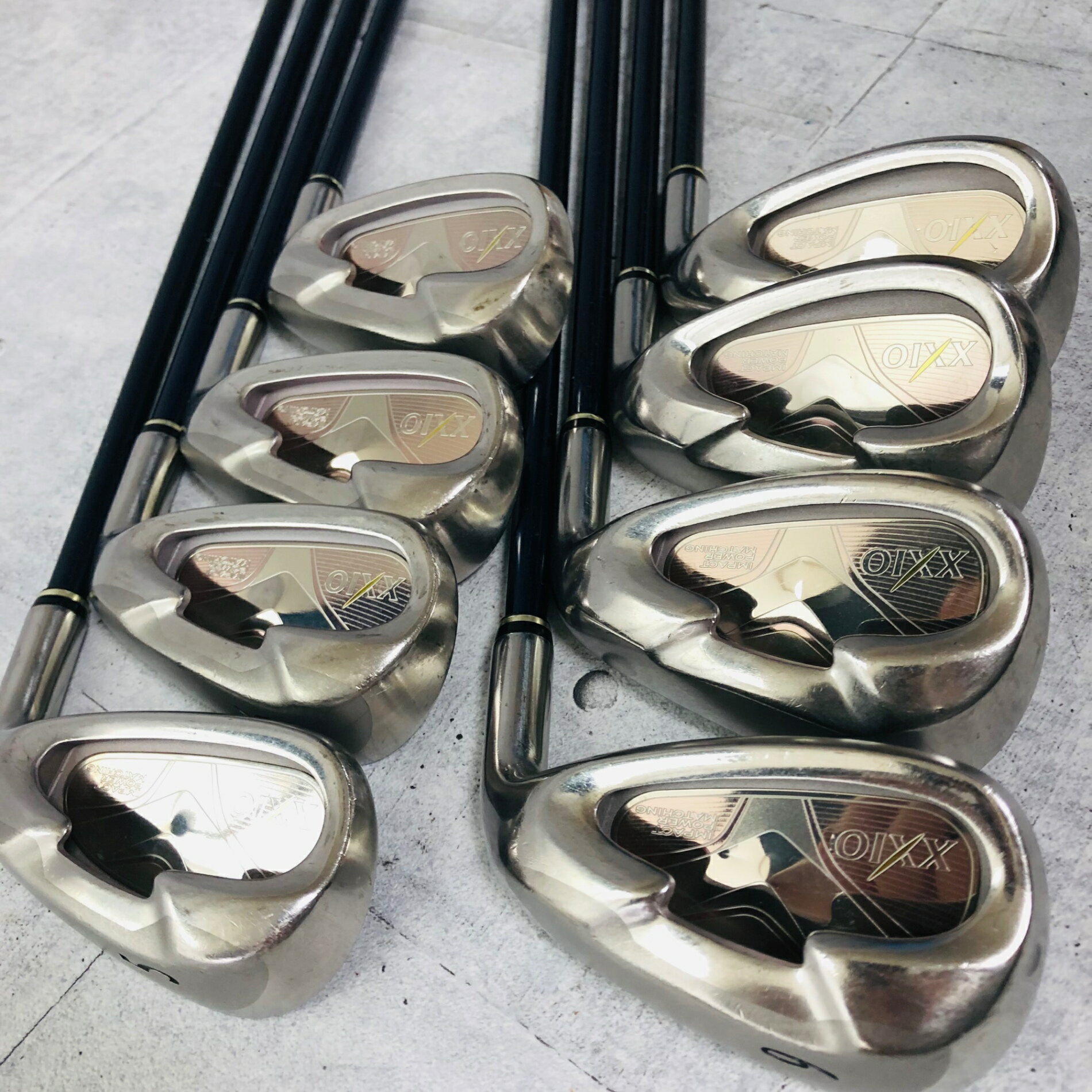 【中古】 レディース DUNLOP ダンロップ XXIO5 ゼクシオ5 MP500L 8本 アイアンセット ゴルフ クラブ 初心者 入門 右利き