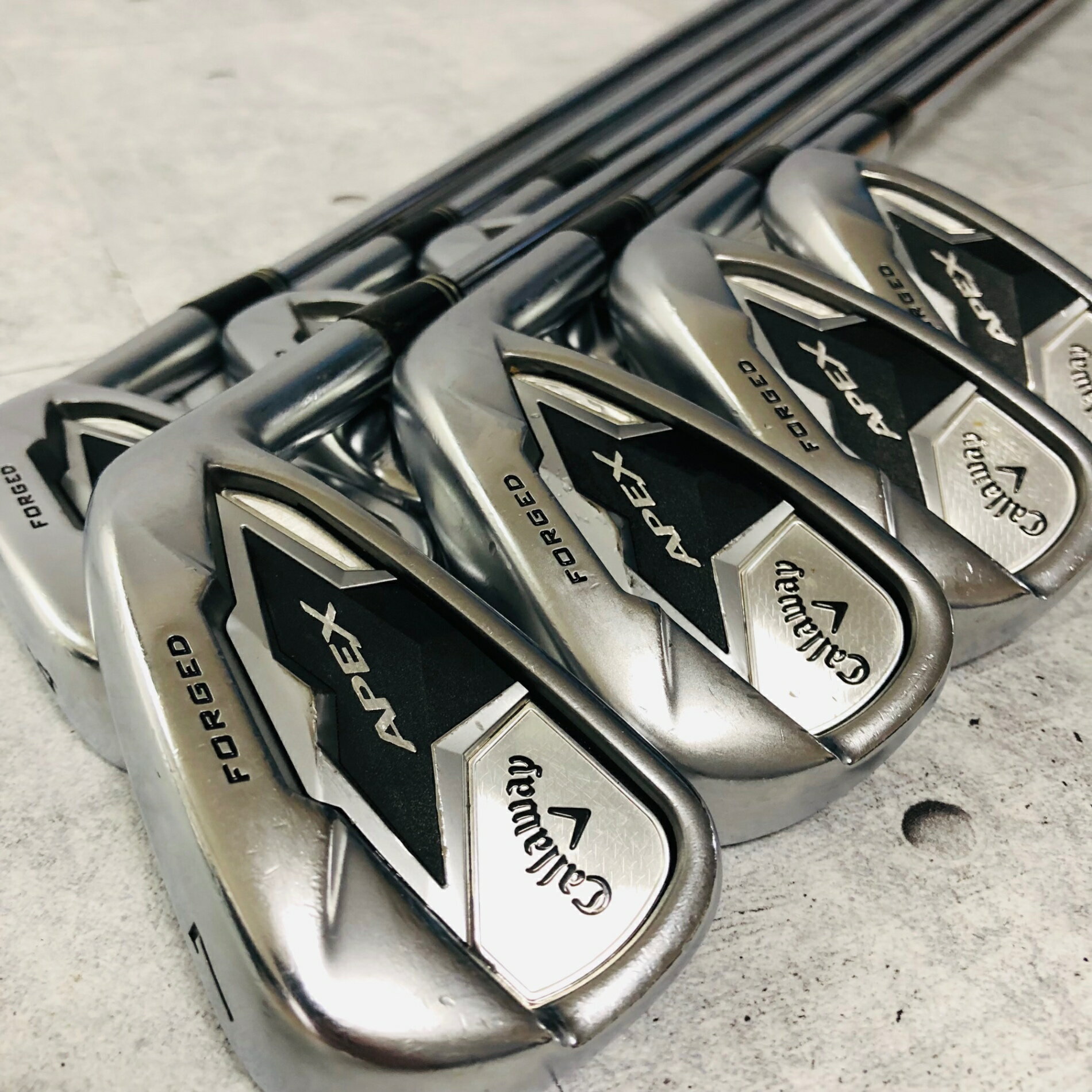 名器APEX(2019)フォージド5〜pw モーダス105(S)美品ブラック 楽天市場】callaway apex アイアン 2019 modus 105の通販