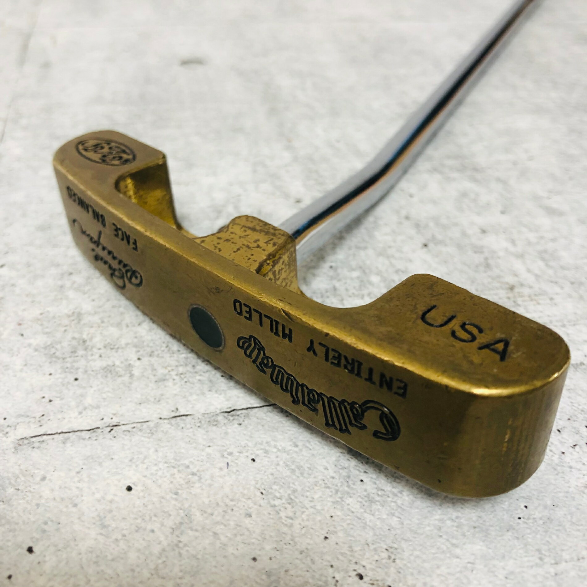 ODYSSEY - 【中古】 Callaway キャロウェイ S2H2 ENTIRELY MILLED エンタイアリー・ミルド 34.5インチ メンズ ゴルフ クラブ パター ビンテージ ヴィンテージ レトロ 単品 コレクション 名機