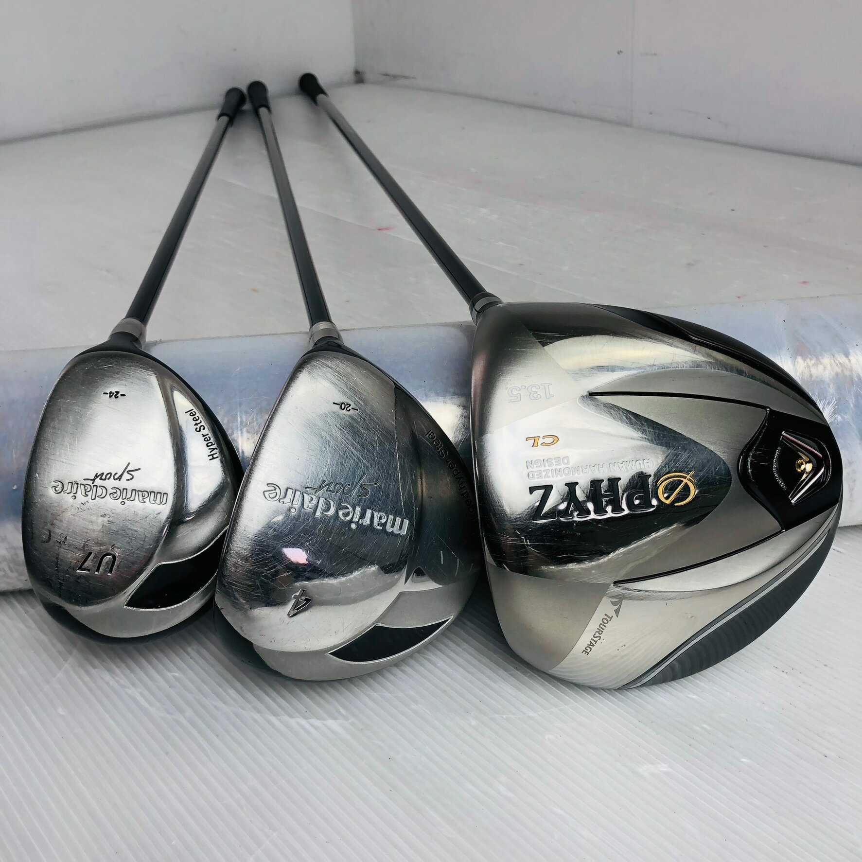 【中古】 レディース BRIDGESTONE ブリヂストン TOUR STAGE ツアーステージ PHYZ CL ファイズ ゴルフクラブセット ゴルフセット クラブセット 初心者 入門 右利き パター付 安価　83Y-18