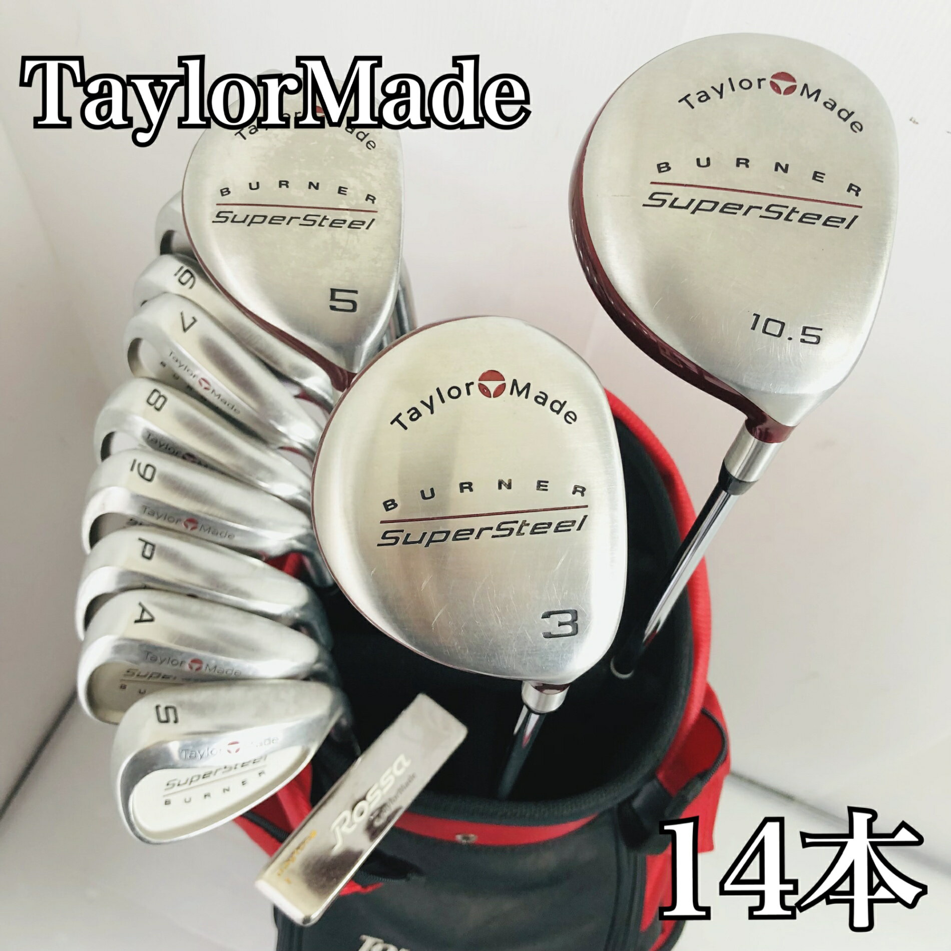 TaylorMadeのゴルフクラブ12本セット 購入から一回だけ使用