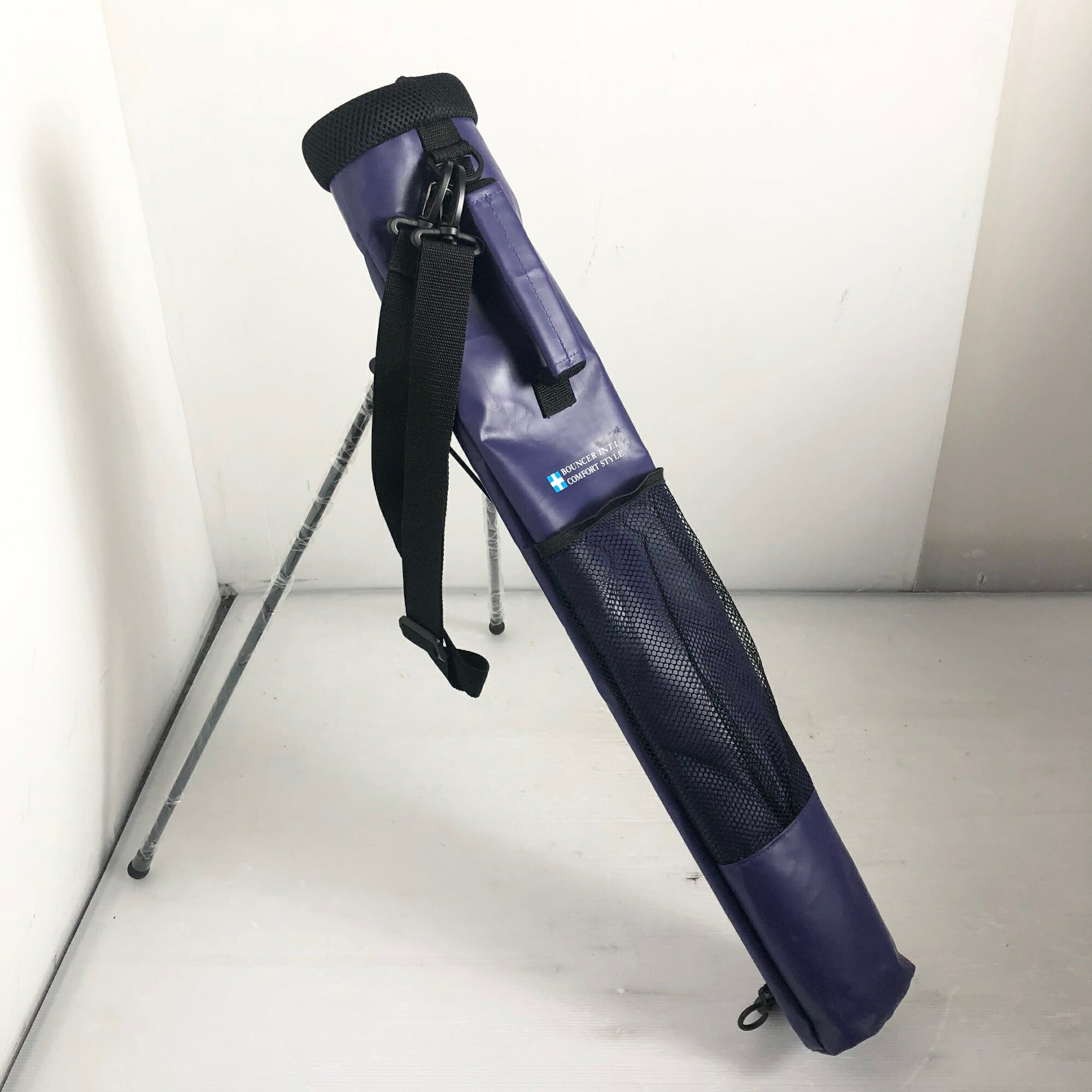 Candy Bag - 【中古】 CLUB BAG NEO クラブバッグ ネオ セルフスタンド パープル キャディバッグ ゴルフバッグ ゴルフ 初心者 入門