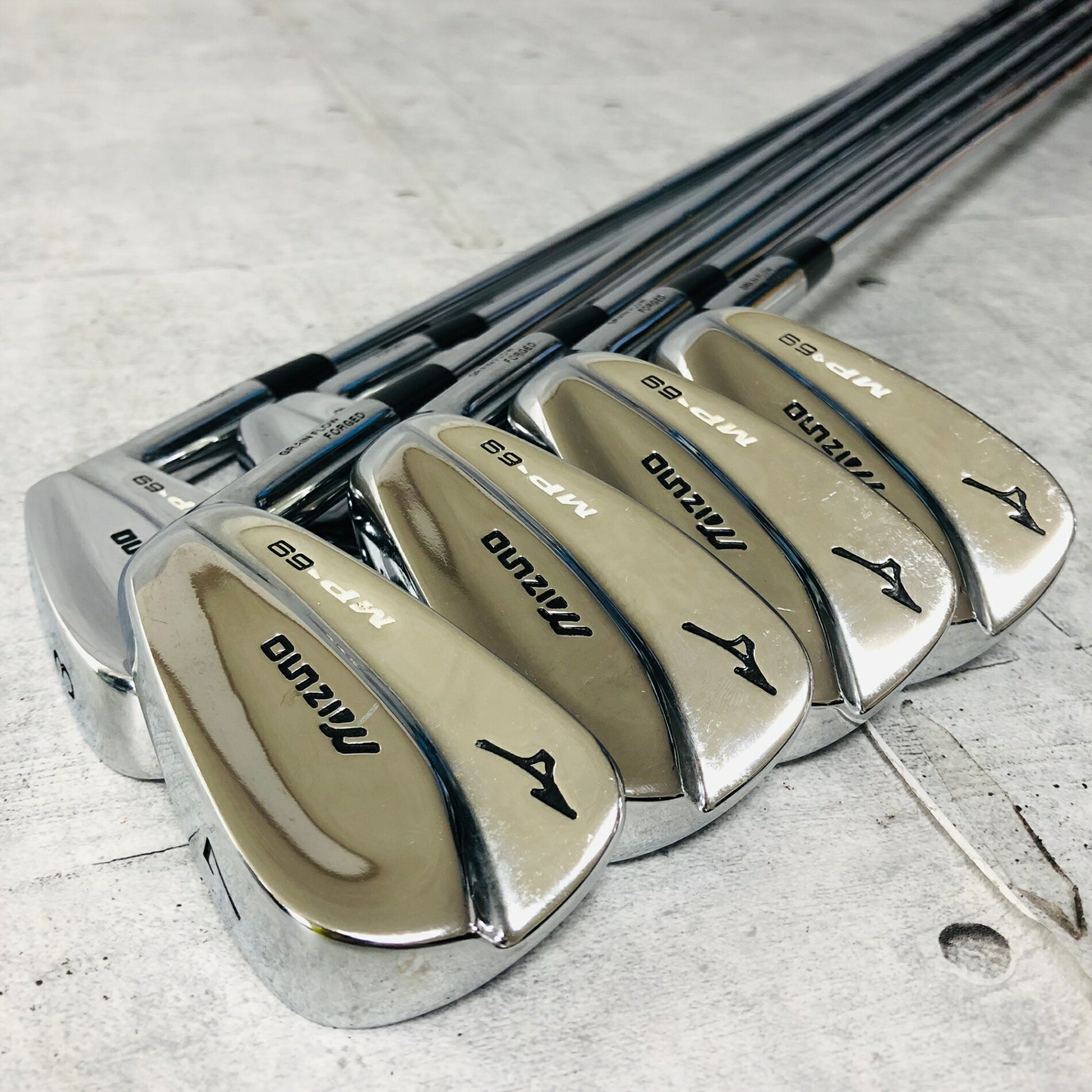 MIZUNO - 【中古】 MIZUNO ミズノ MP-69 MB マッスルバック アイアン 8本 メンズ ゴルフ クラブ セット 初心者 入門 右利き