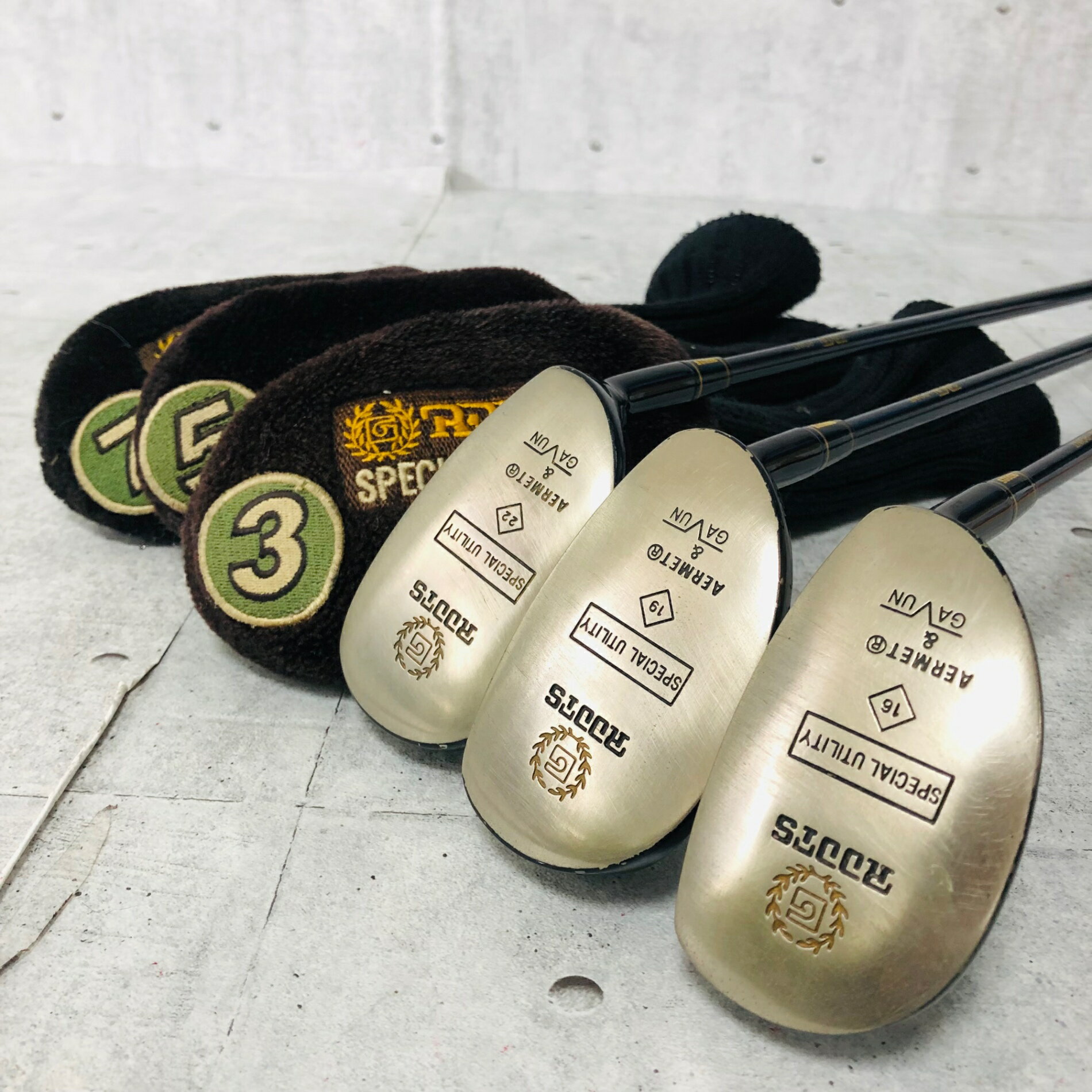 Rakuten - 【中古】ROOTS ルーツ SPECIAL UTILITY スペシャルユーティリティ 16° 19° 22° 3本 メンズ ゴルフ クラブ ウッド 初心者 入門