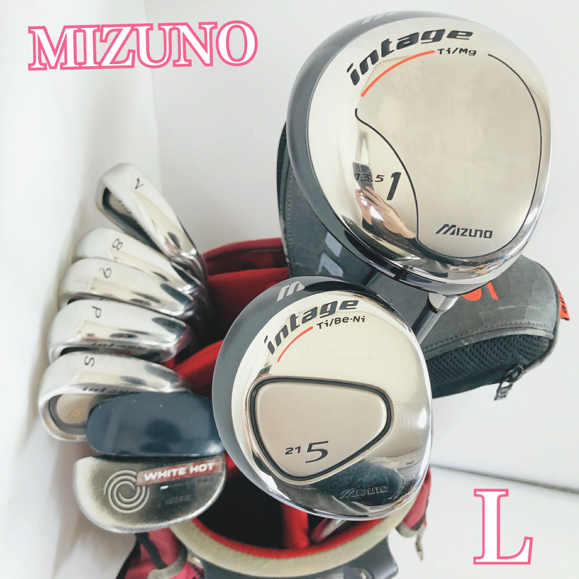 【保証付】【中古】 レディース MIZUNO ミズノ intage インテージ ゴルフクラブセ...
